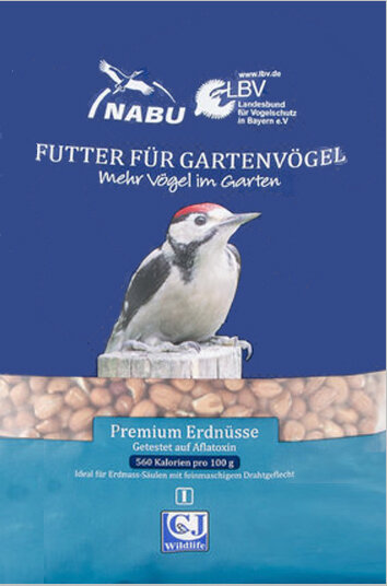 NABU / LBV Vogelfutter Erdn&uuml;sse Premium 2 kg